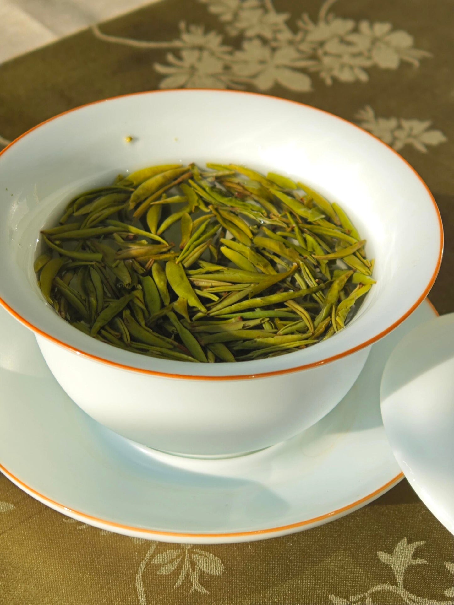 This is Chinese yellow tea Junshan silver needle