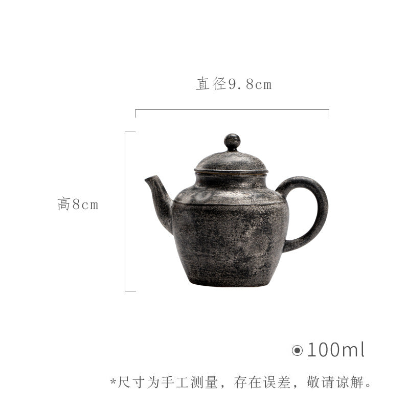 This is a ceramic teapot.this is a kohiki teapot