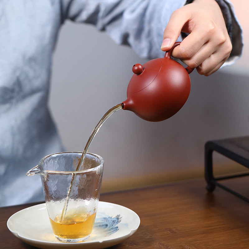 This is a pottery teapot.this is a Zhuni red clay teapot.