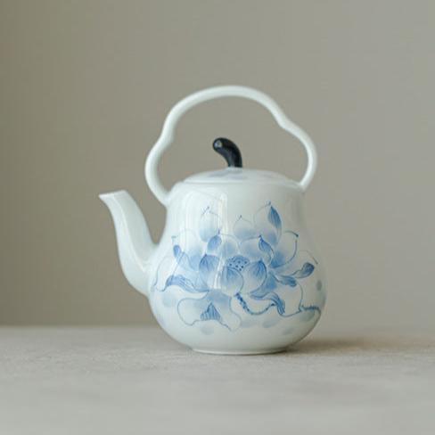 this is a ceramic teapot