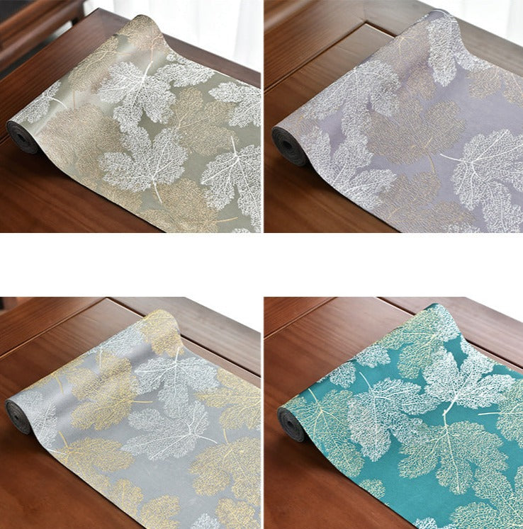 This is a silk brocade tea mat.this is a waterproof table cloth