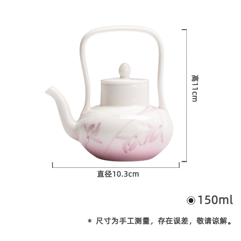 this is a ceramic teapot