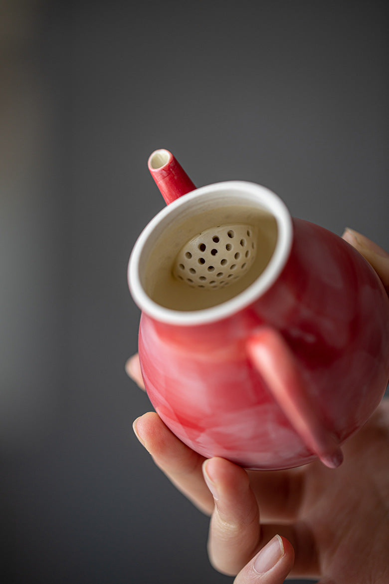 This is a ceramic teacup