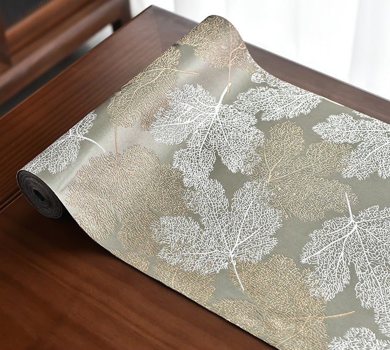 This is a silk brocade tea mat.this is a waterproof table cloth