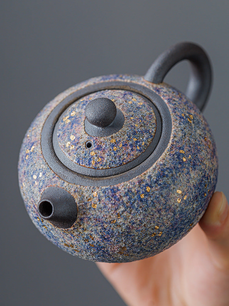 this is a pottery xishi teapot