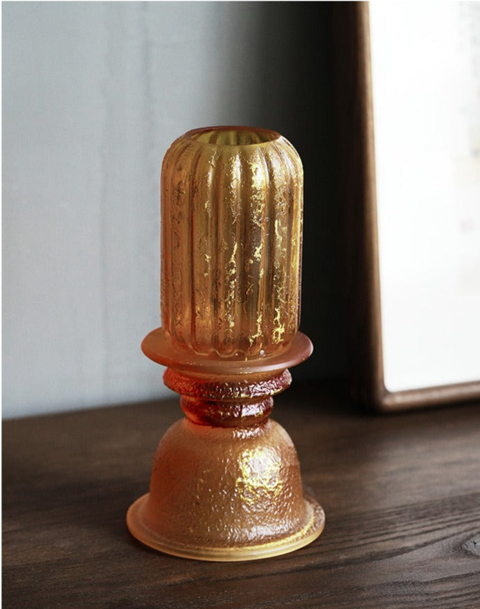 this is a liuli candlestick