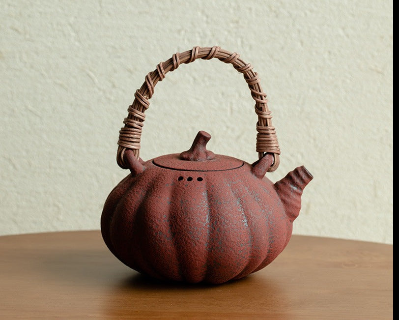 This is a pottery kettle