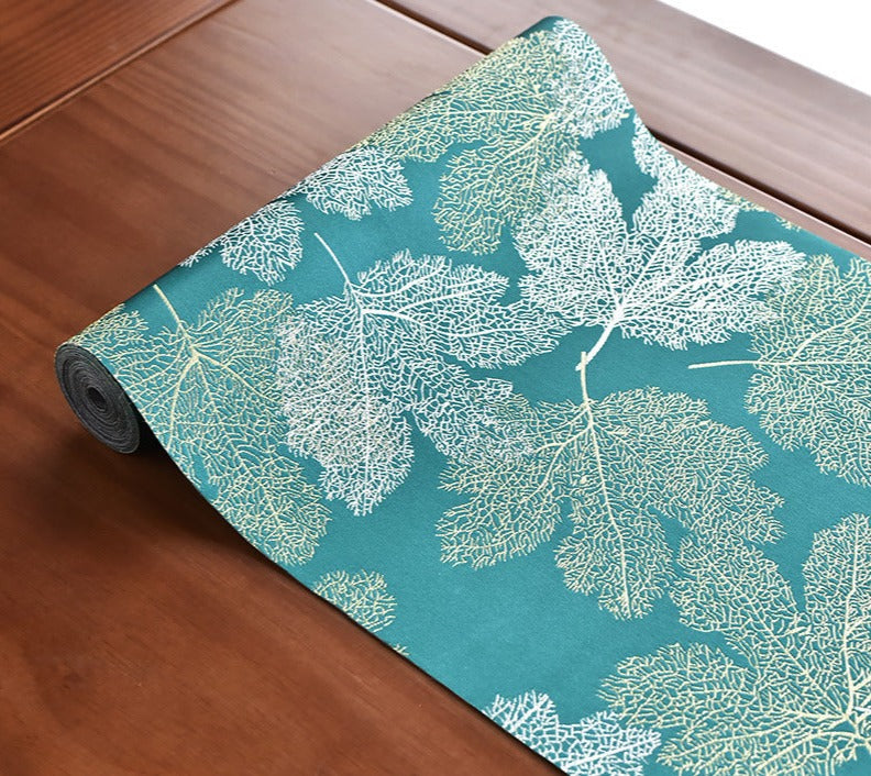 This is a silk brocade tea mat.this is a waterproof table cloth