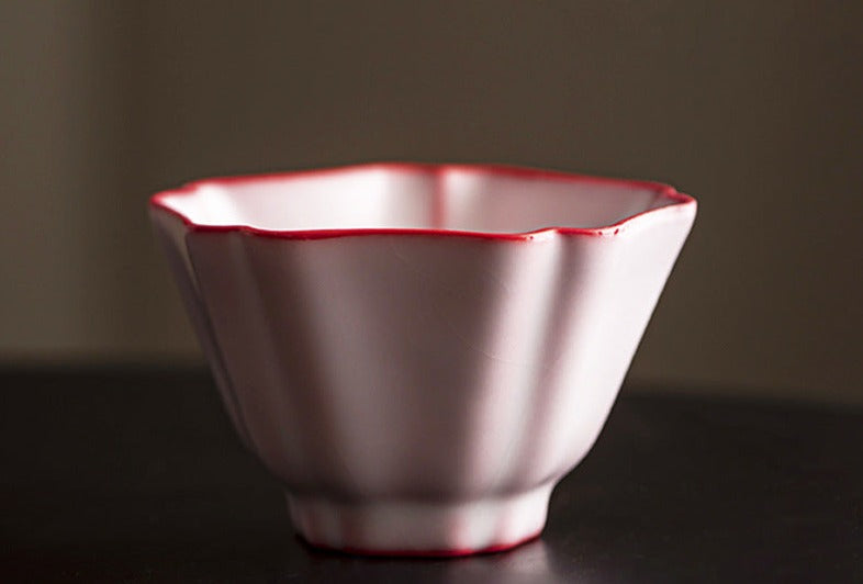 This is a ceramic teacup