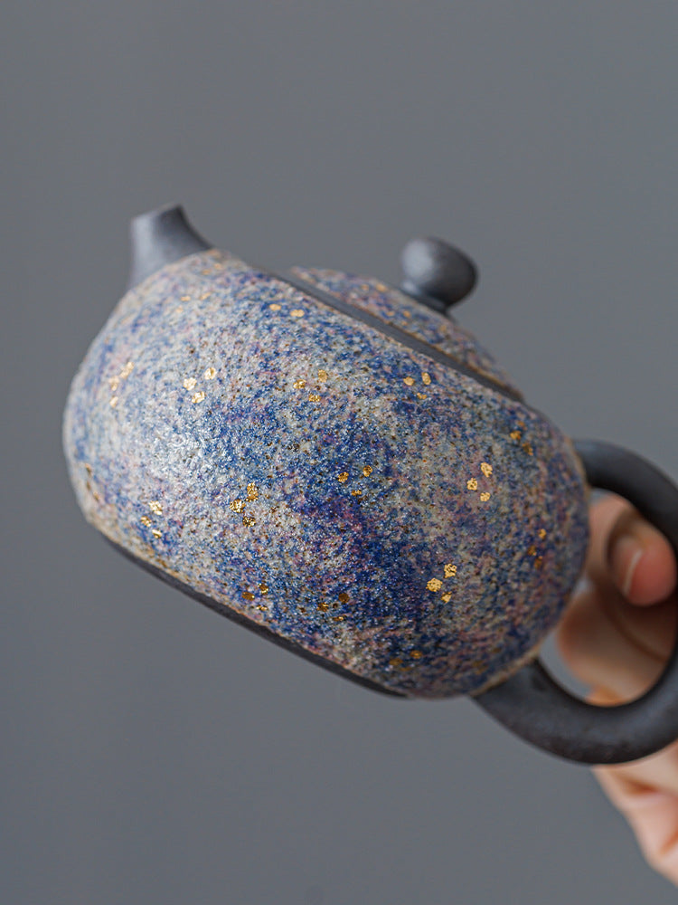 this is a pottery xishi teapot