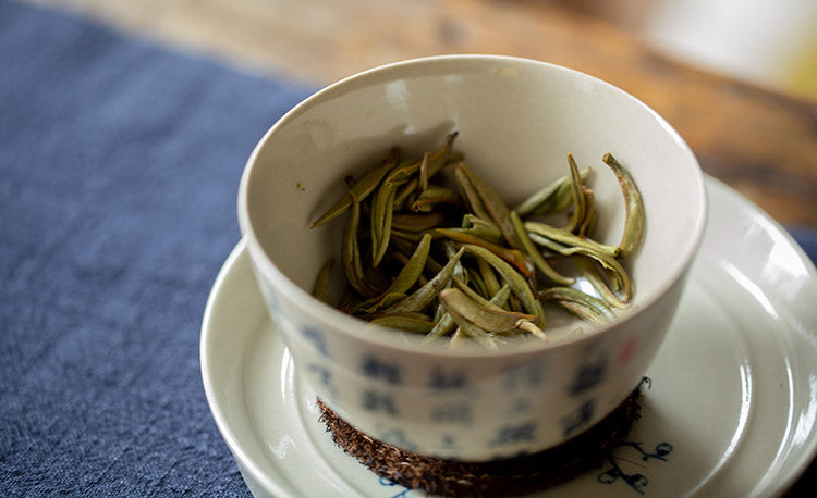 This is Chinese Yunnan silver needle white tea