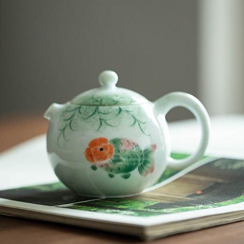 this is a ceramic teapot