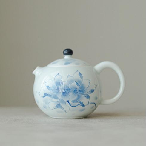 this is a ceramic teapot