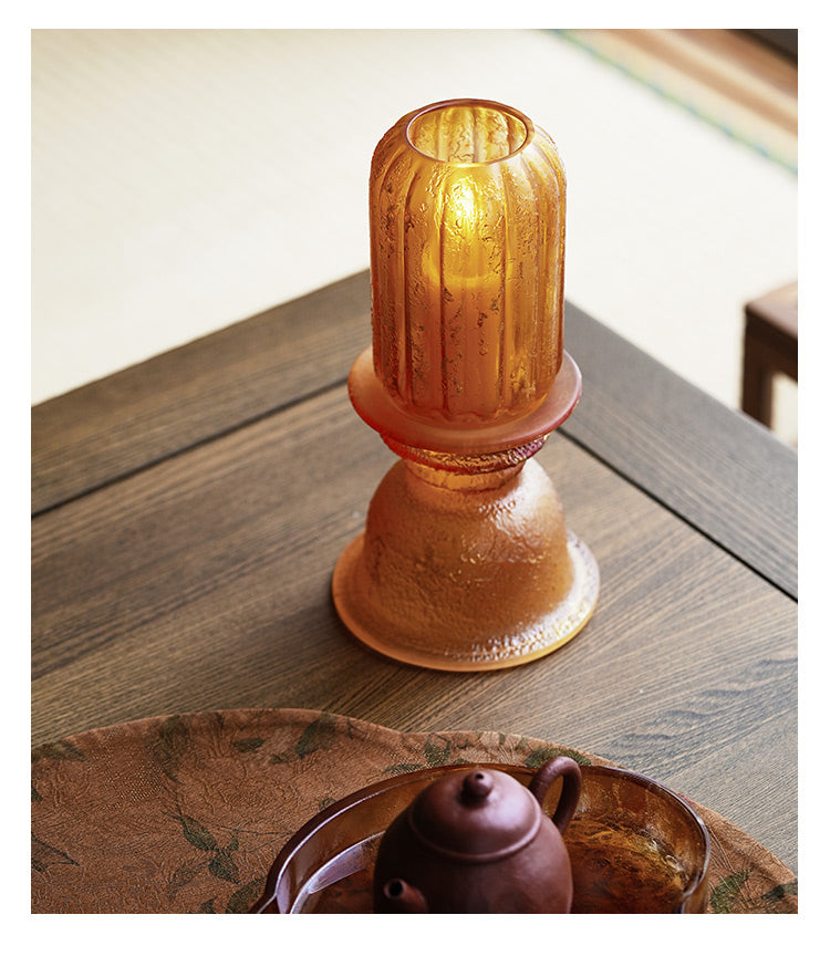 this is a liuli candlestick