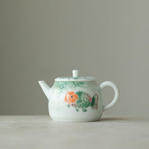 this is a ceramic teapot