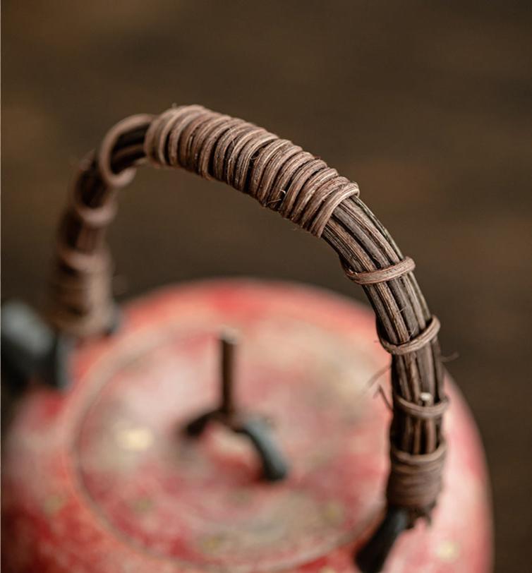 this is a crude pottery teapot