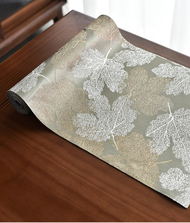 This is a silk brocade tea mat.this is a waterproof table cloth