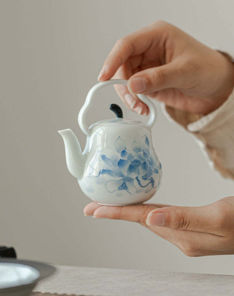 this is a ceramic teapot