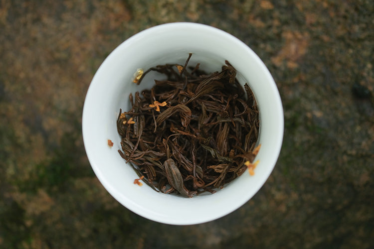 this is Chinese detox tea osmanthus jiuqu hongmei black tea