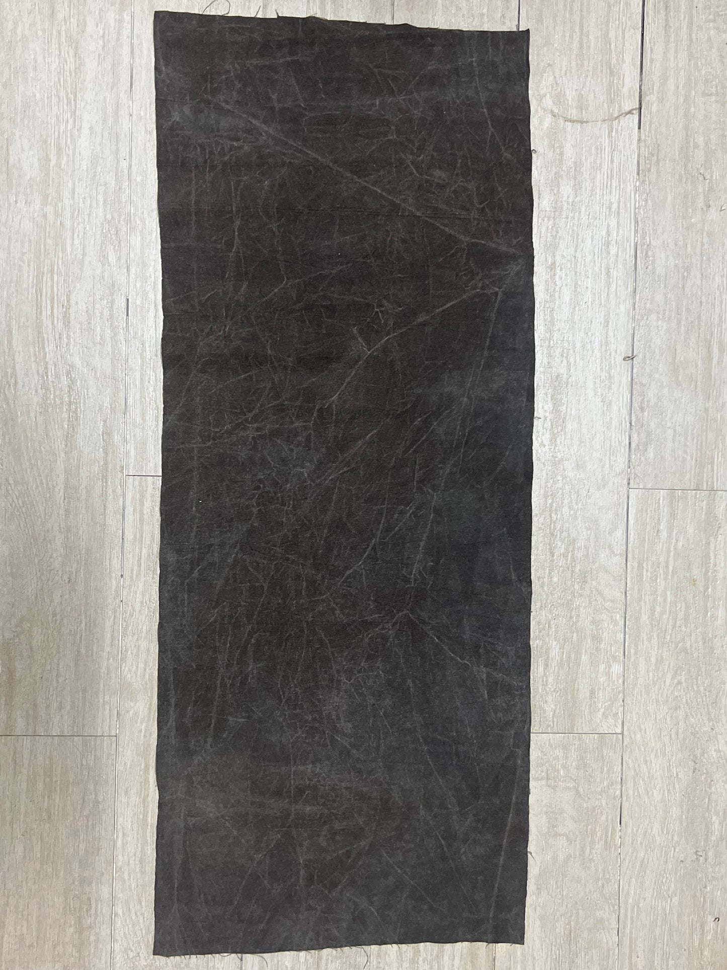 Hand-dyed Plant Rubbing Tea Table Cloth Natural Dyed Mud Dyed Antique Style Chabu Chaxi