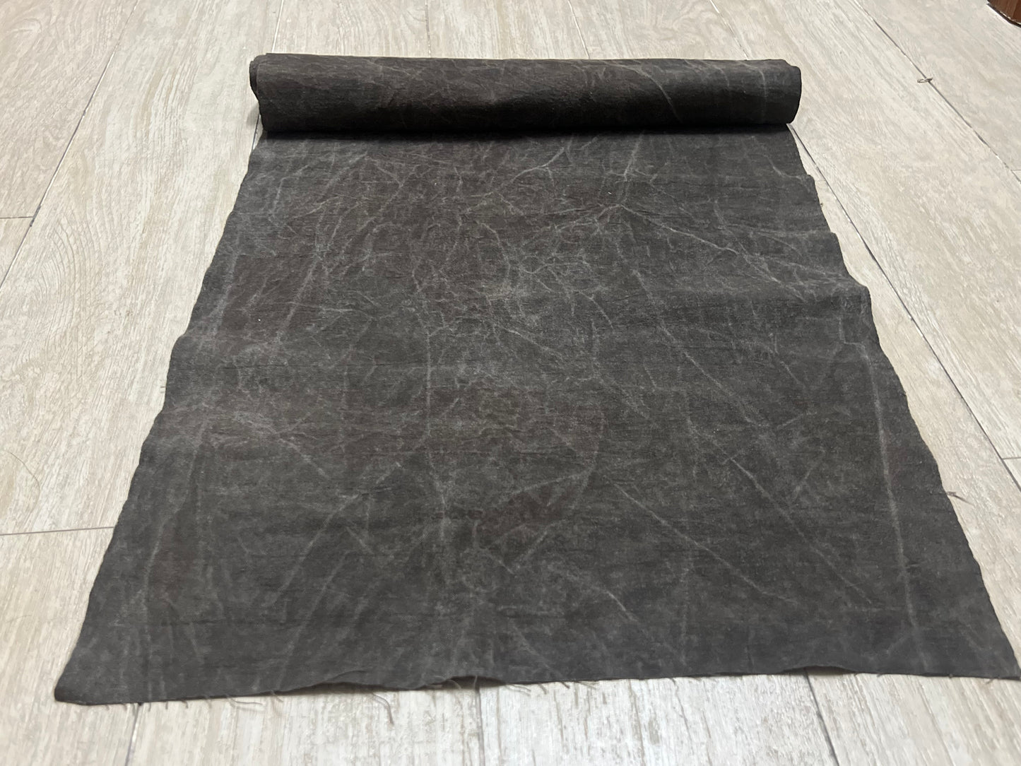 Hand-dyed Plant Rubbing Tea Table Cloth Natural Dyed Mud Dyed Antique Style Chabu Chaxi