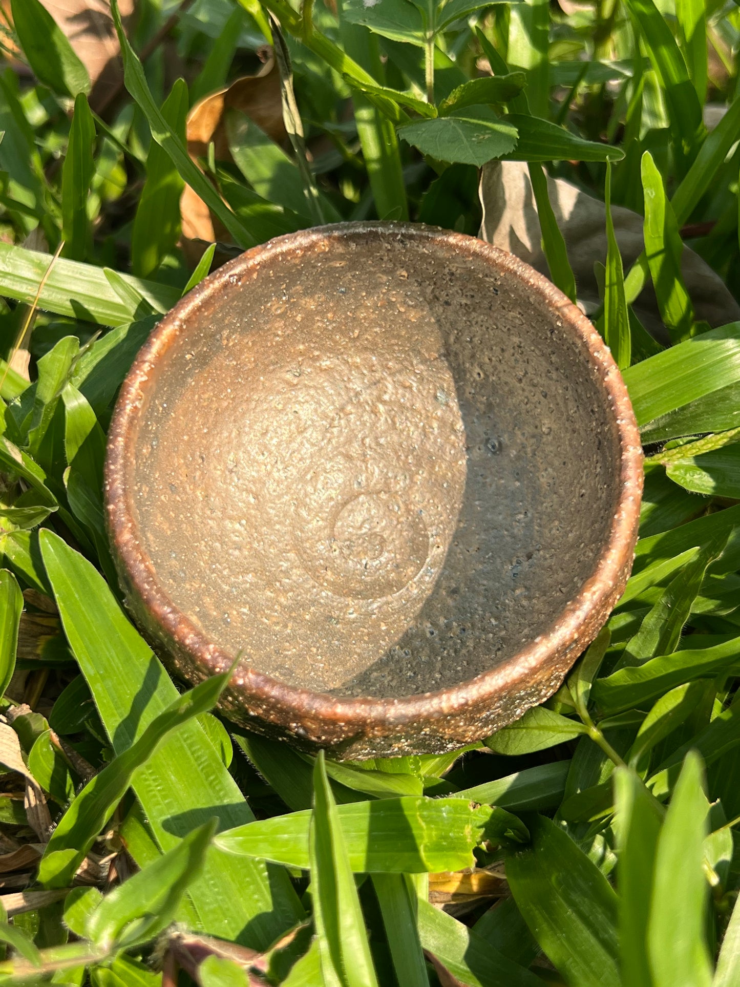 Woodfired Handmade Crude Pottery Teacup Gloss Unique Artwork Chinese Master Pottery Ceramic Japanese Ceramic Tea Ceremony