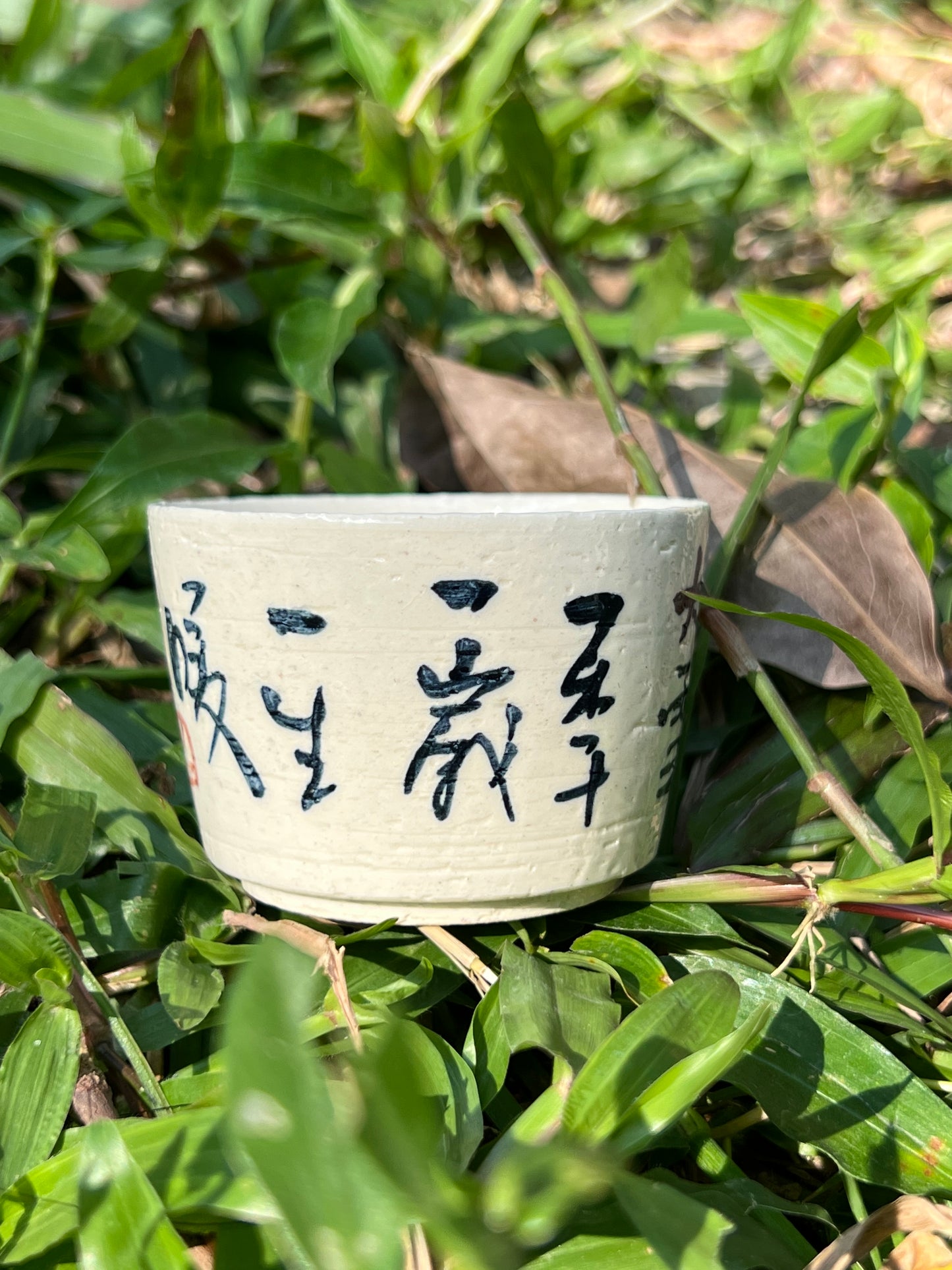 Handpainted Chinese Gongfu Tea Pattern White Fine Pottery Gaiwan Jingdezhen Master Pottery Artwork