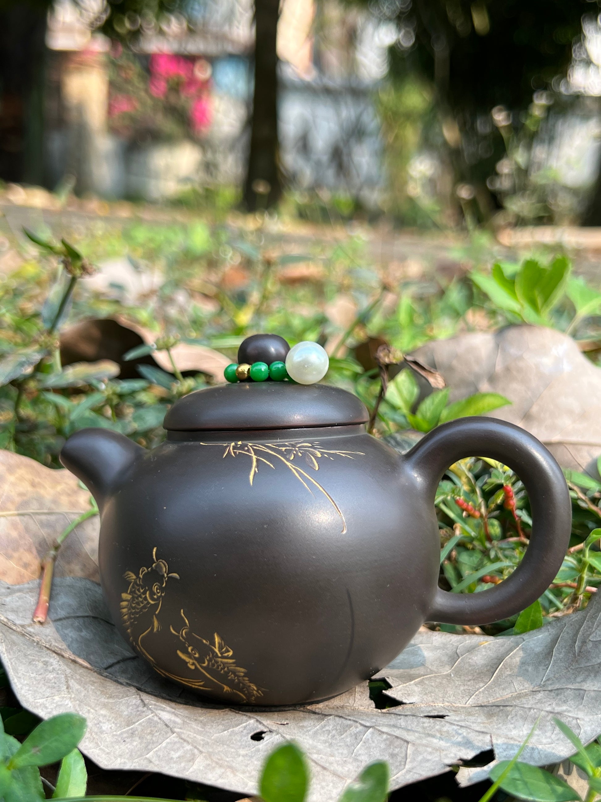 This is a Nixing teapot.this is a Chinese Nixing pottery clay teapot