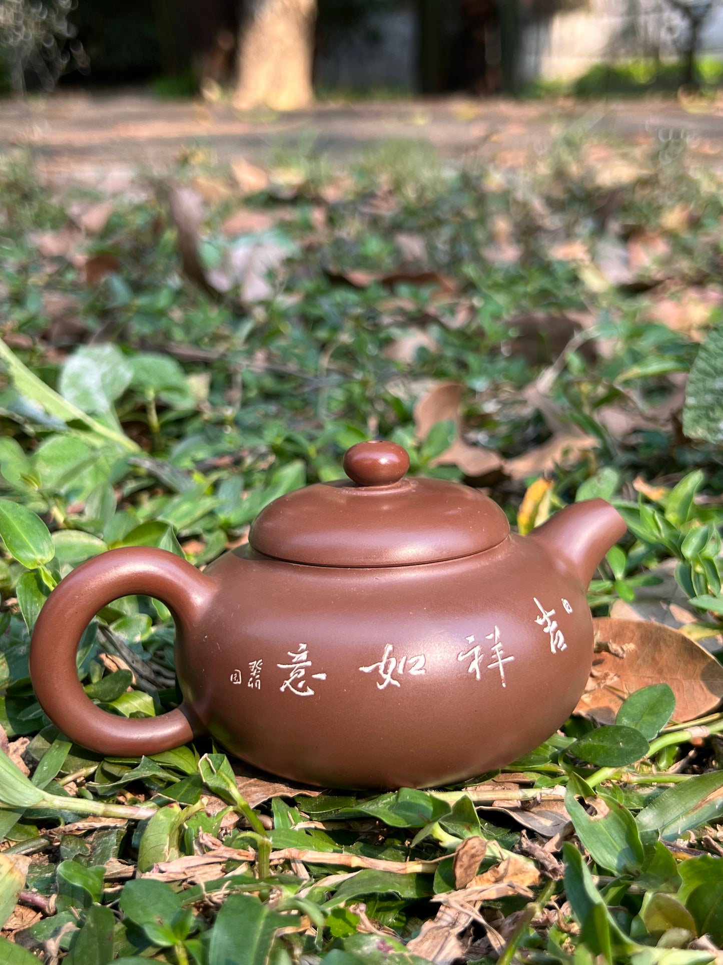 This is a Nixing teapot.this is a Chinese Nixing pottery clay teapot