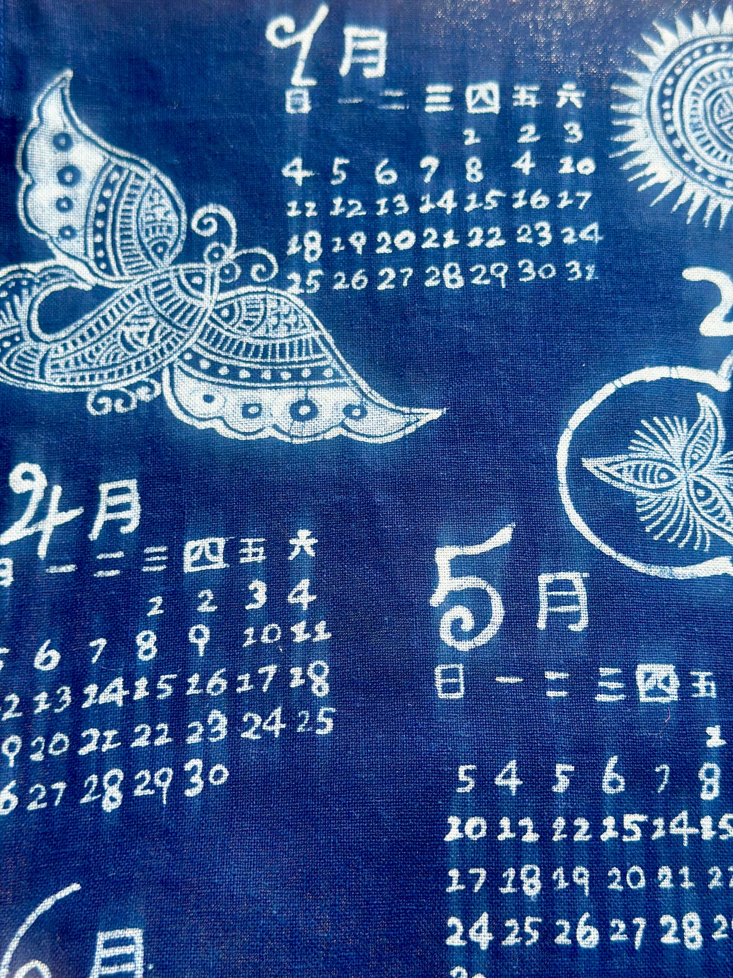 Chinese Handpainted Batik Chinese 2026 Horse Year Calender CHinese Souvenir