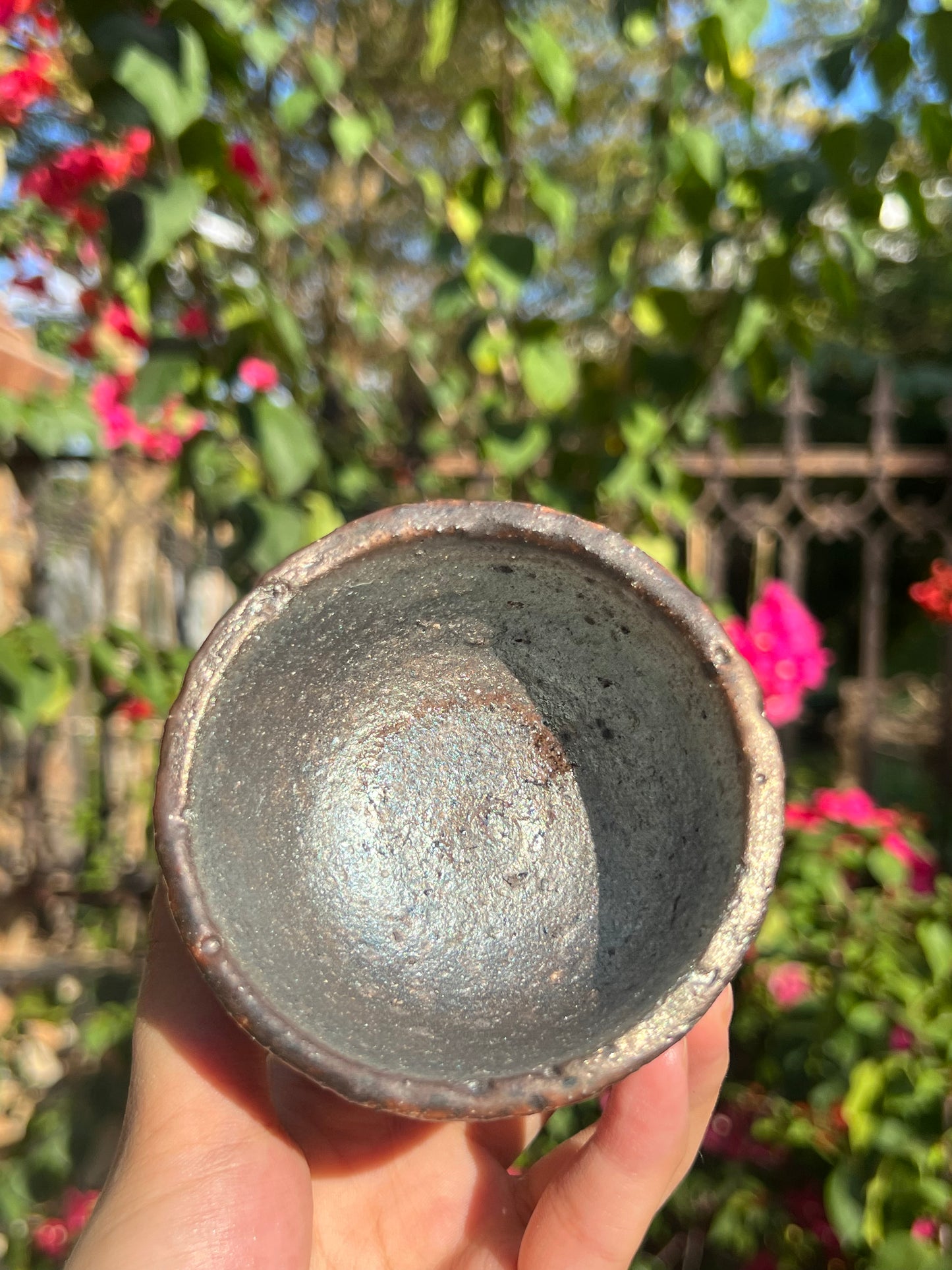 Handmade Chinese Tietai Pottery Woodfired Natural Gloss Artwork Gongfu Teaware Teacup