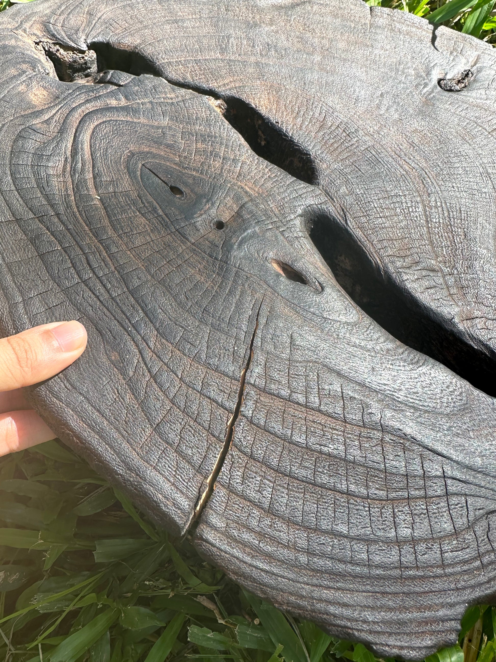 This is a black cedar tea tray tea boat.This is a wooden tea table.