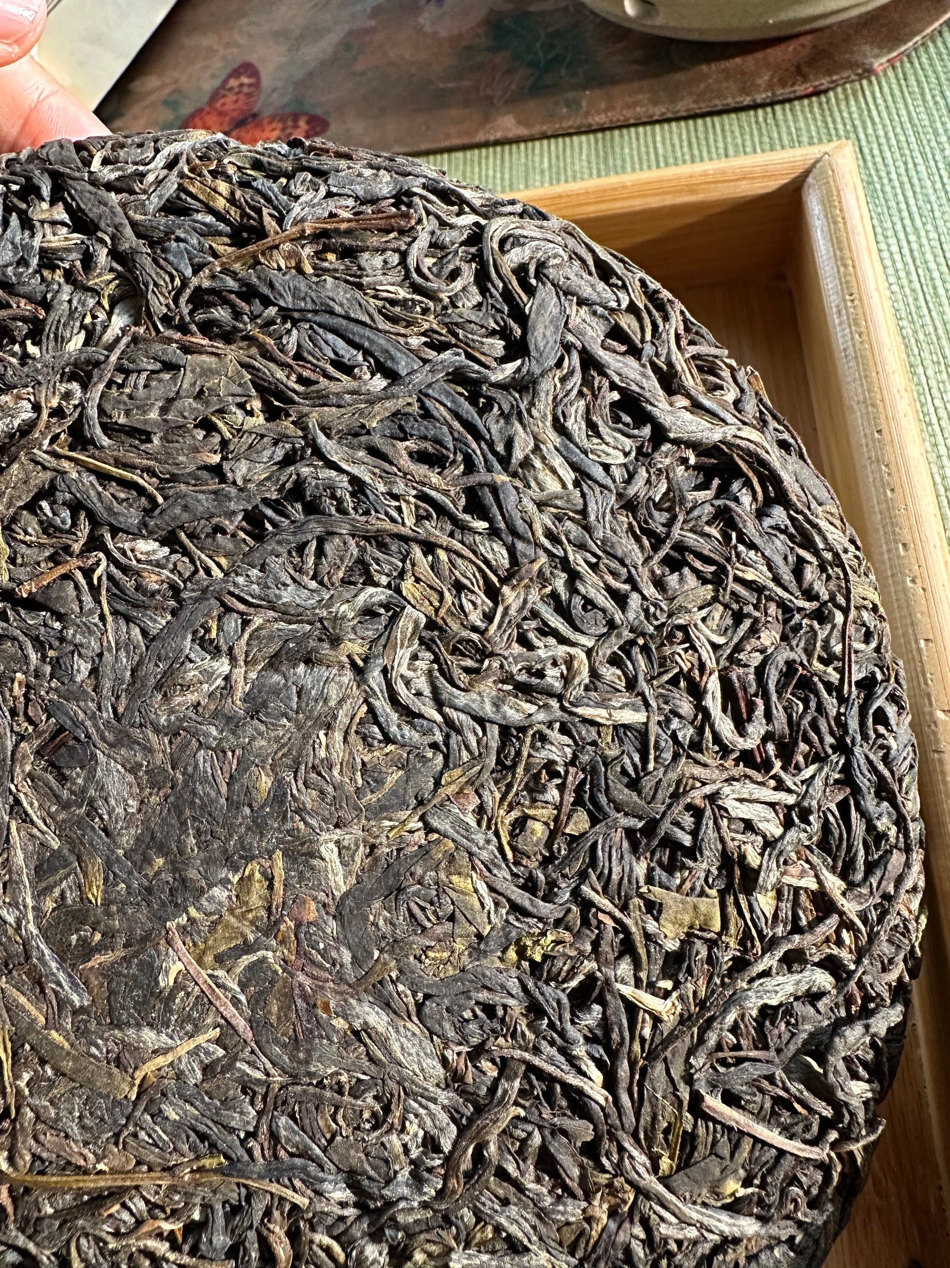 this is Chinese Yunnan Gushu raw puerh tea Sheng Puerh