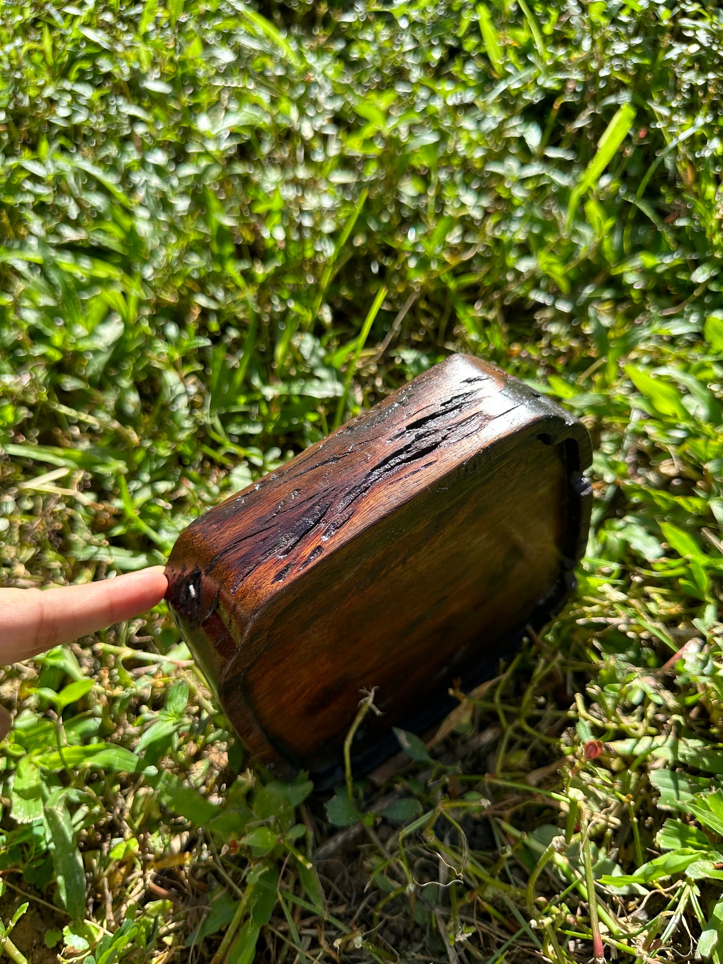 Handmade Chinese Black Ebony Wood Dry Tea Tray Tea Boat Square Tea Boat Origial Tray Teapot Saucer