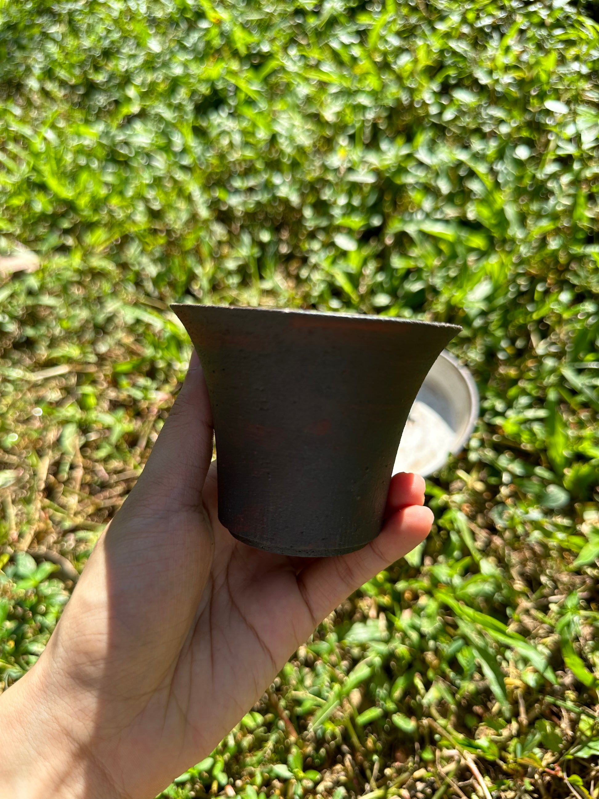 this is a pottery teapot gaiwan