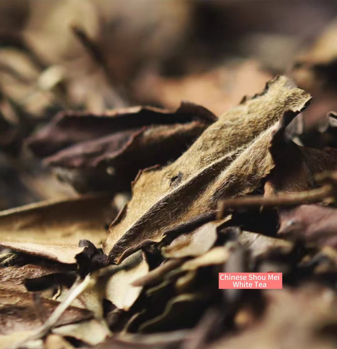 this is Chinese white tea shou mei tea