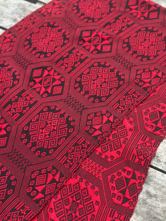 High-end Handcrafted Chinese Zhuang Brocade Silk Cloth Scarf Tea Table Cloth