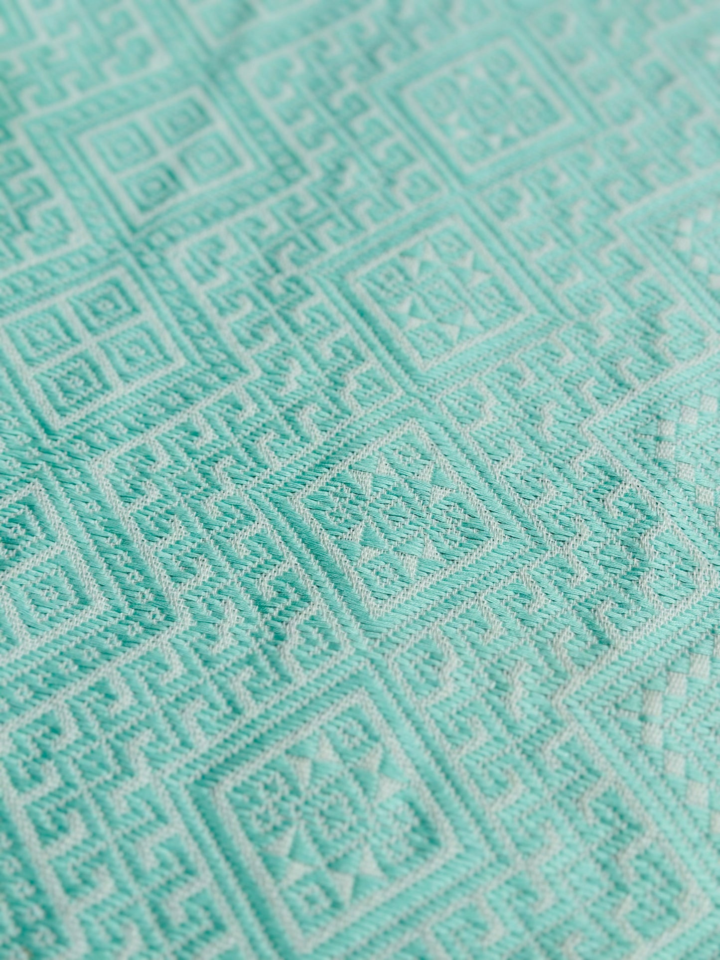 High-end Handcrafted Pattern Chinese Zhuang Brocade Silk Cloth Scarf Tea Table Cloth