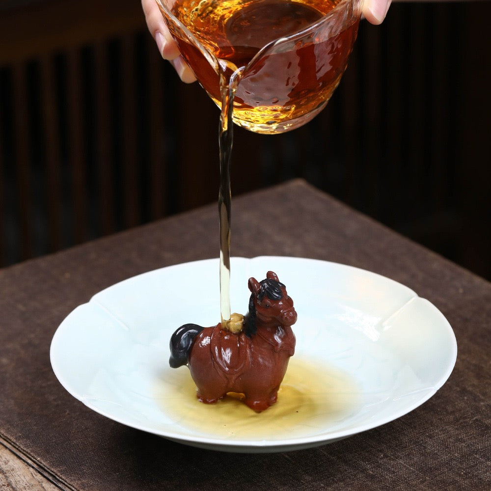 Tea Pets Handmade Yixing Clay Chinese Horse Year Tea Pet Cute Horse