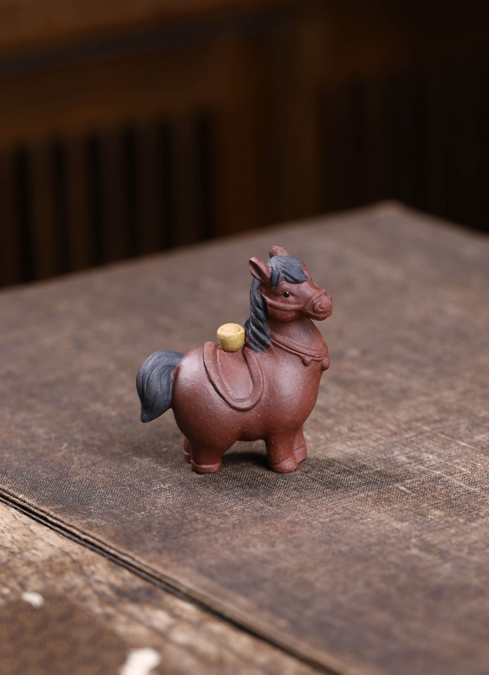 Tea Pets Handmade Yixing Clay Chinese Horse Year Tea Pet Cute Horse