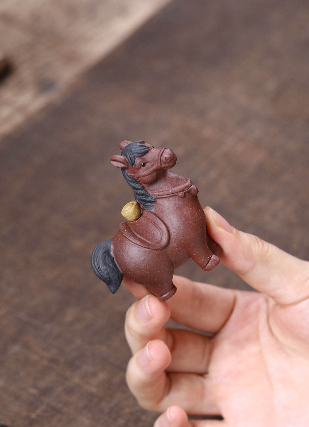 Tea Pets Handmade Yixing Clay Chinese Horse Year Tea Pet Cute Horse