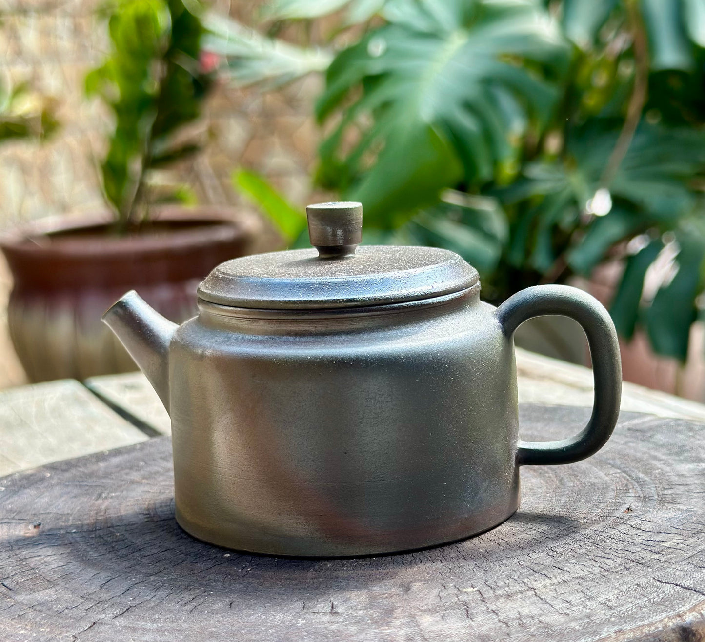 Handcrafted Woodfired Chinese Nixing clay Pottery Clay Teapot Dezhong Shape 150ml High Class Artowork