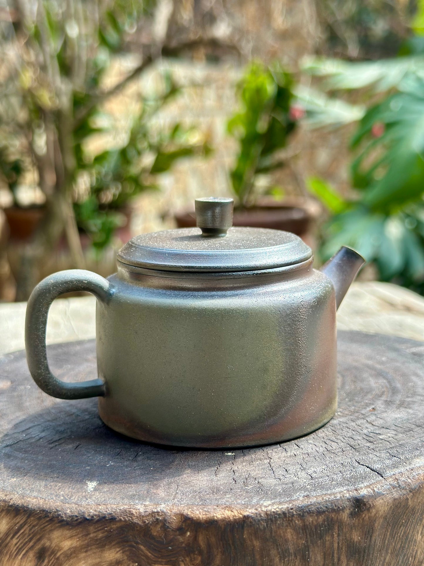 Handcrafted Woodfired Chinese Nixing clay Pottery Clay Teapot Dezhong Shape 150ml High Class Artowork