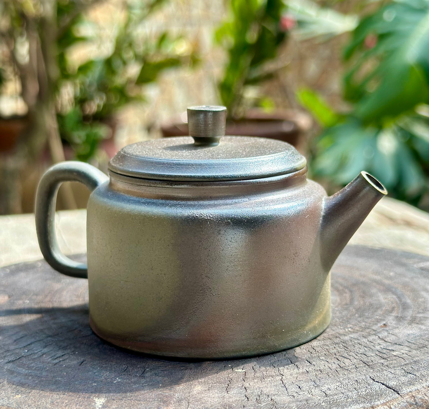 Handcrafted Woodfired Chinese Nixing clay Pottery Clay Teapot Dezhong Shape 150ml High Class Artowork