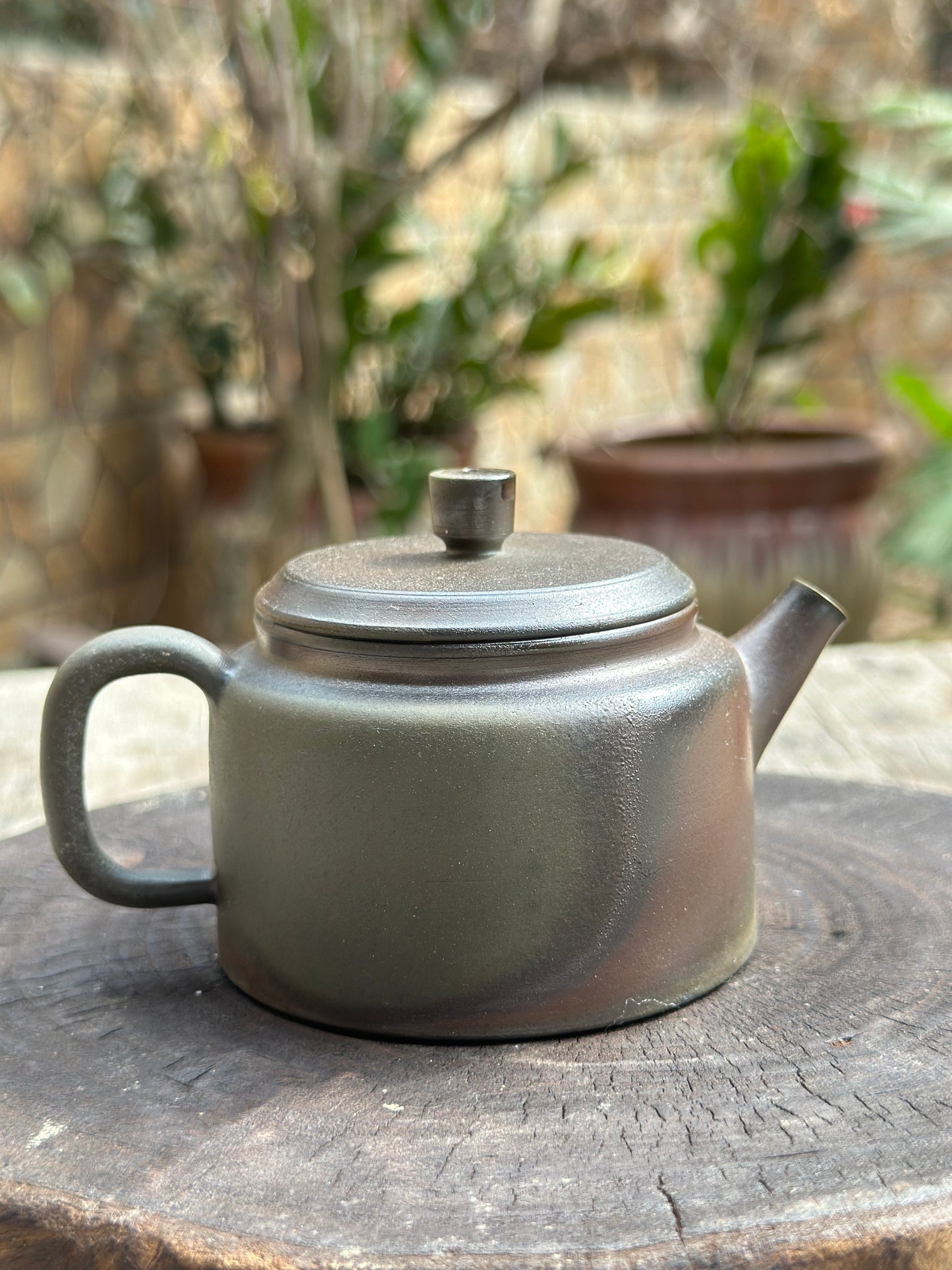 Handcrafted Woodfired Chinese Nixing clay Pottery Clay Teapot Dezhong Shape 150ml High Class Artowork