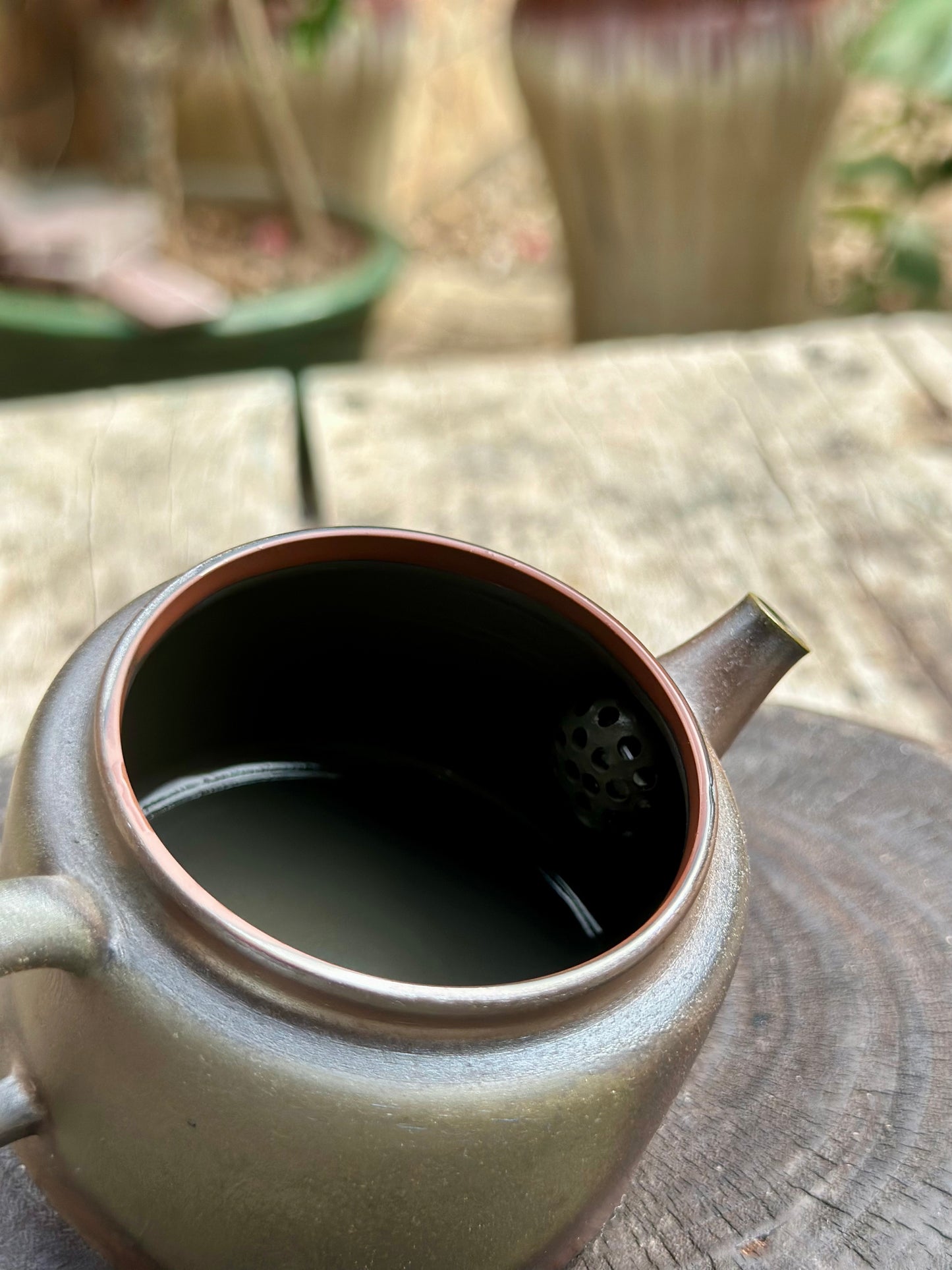 Handcrafted Woodfired Chinese Nixing clay Pottery Clay Teapot Dezhong Shape 150ml High Class Artowork