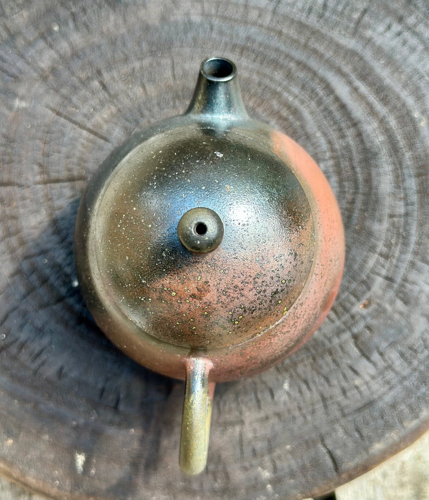 Handcrafted Woodfired Chinese Nixing clay Pottery Clay Teapot Dragonegg Shape 140ml High Class Artowork