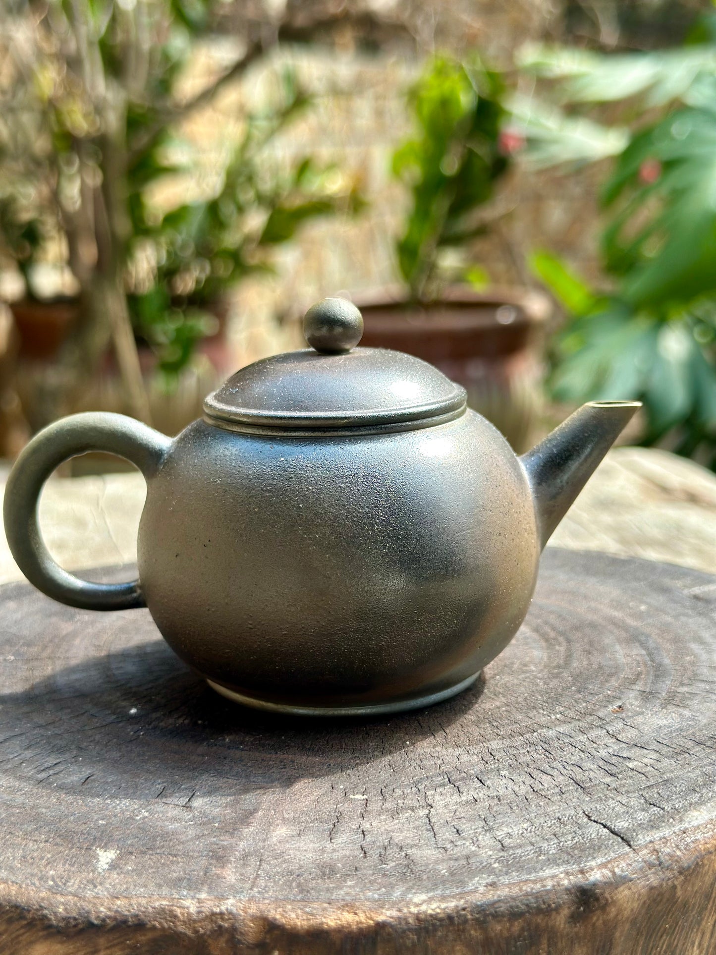 Handcrafted Woodfired Artowork Chinese Nixing clay Pottery Clay Teapot Shuiping Shape 140ml High Class Teapot