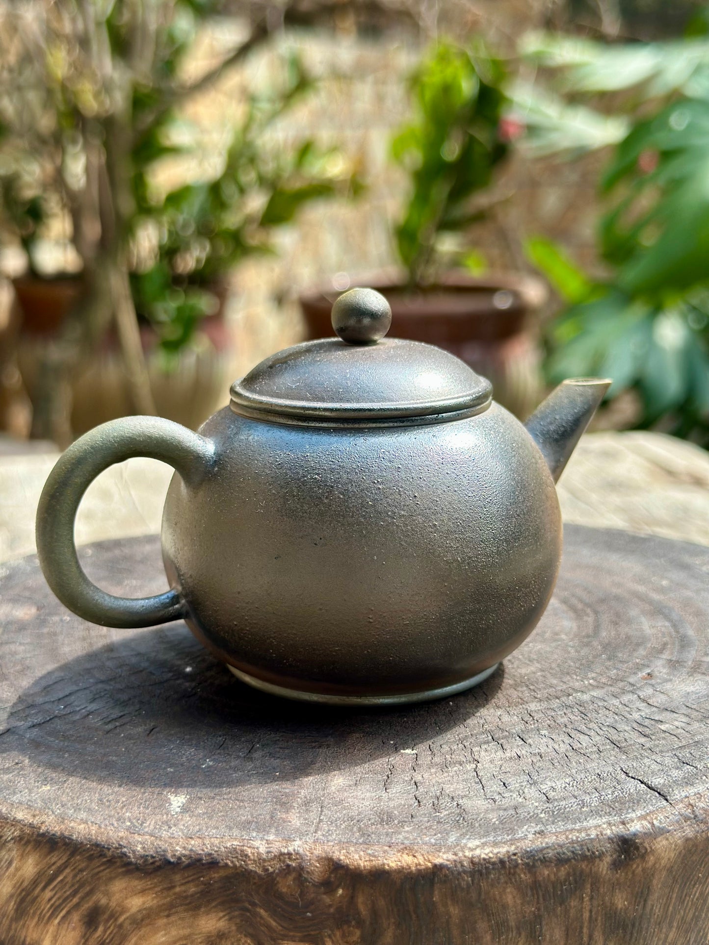Handcrafted Woodfired Artowork Chinese Nixing clay Pottery Clay Teapot Shuiping Shape 140ml High Class Teapot