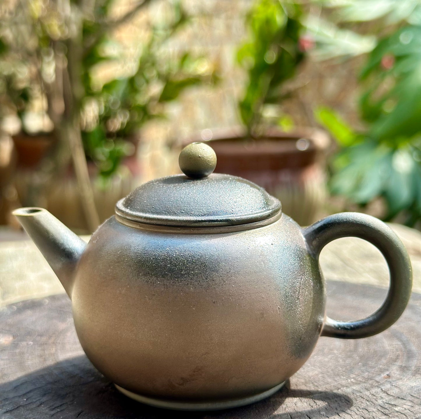 Handcrafted Woodfired Artowork Chinese Nixing clay Pottery Clay Teapot Shuiping Shape 140ml High Class Teapot
